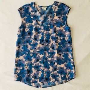 J. Crew Floral Blouse